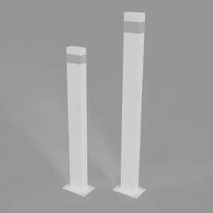 MB2-90010050 - Battery Protection Bollard (White, 900*100*50mm)