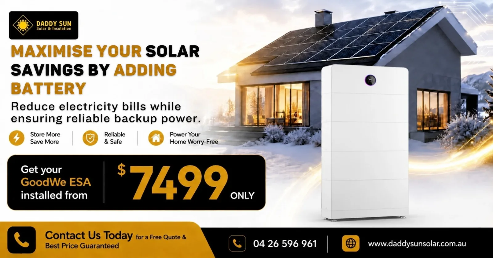 Solar and Heat Pump Banner